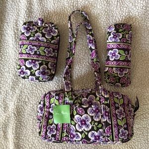 Vera Bradley 100 bag, med cosmetic, pencil case